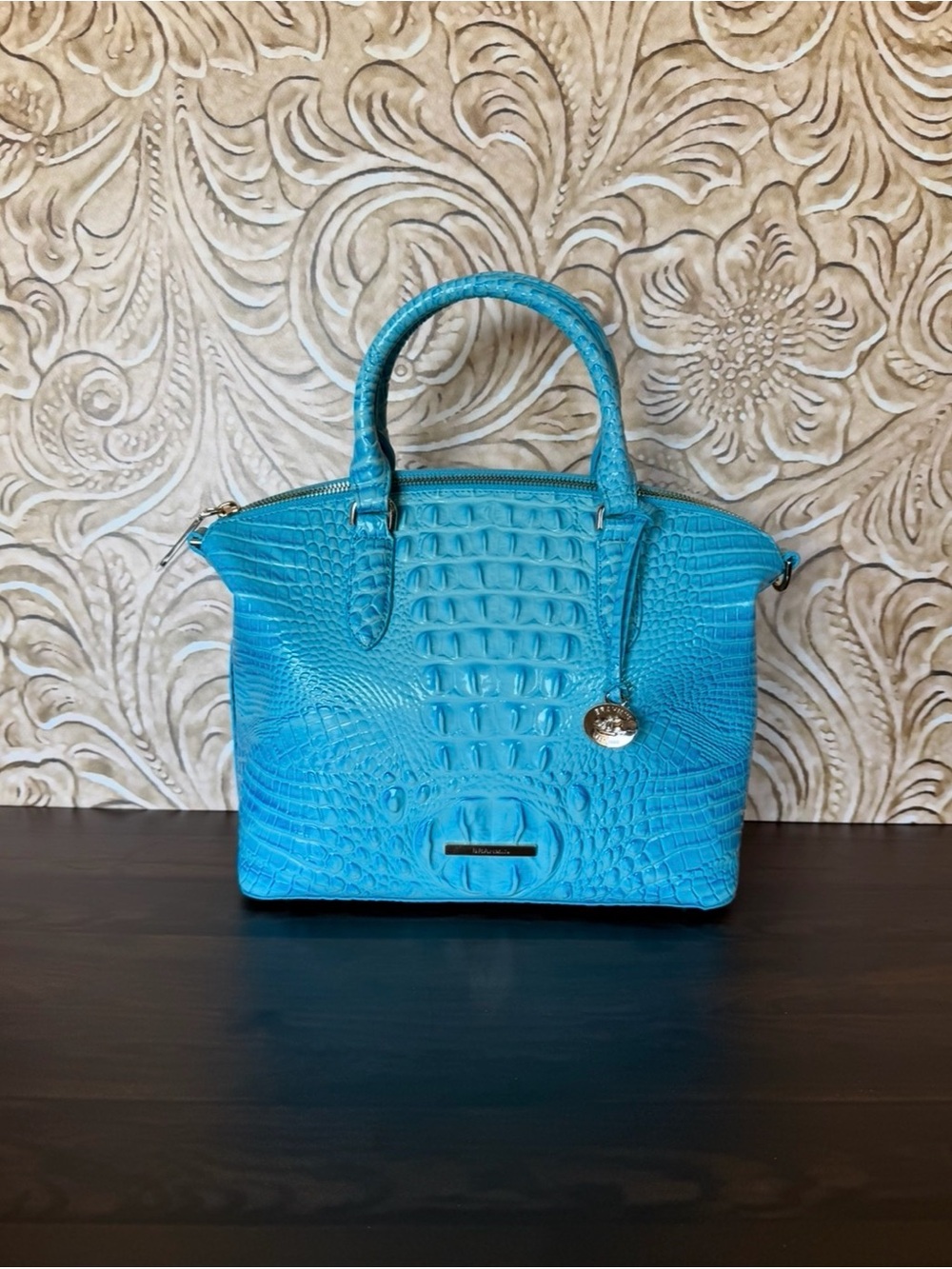 BRAHMIN Tropic Blue MED DUXBURY NWT